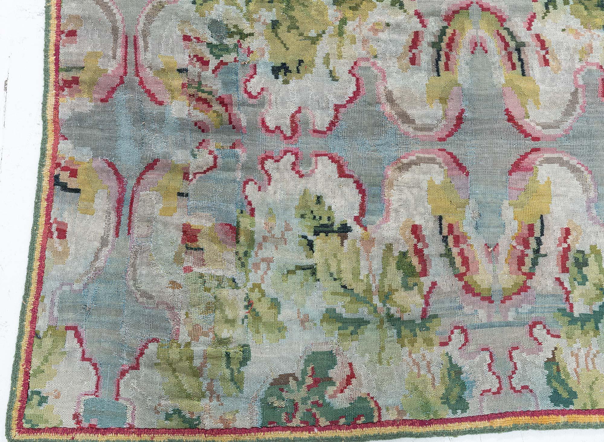 Moldovan Antique Bessarabian Botanical Rug Doris Leslie Blau For Sale