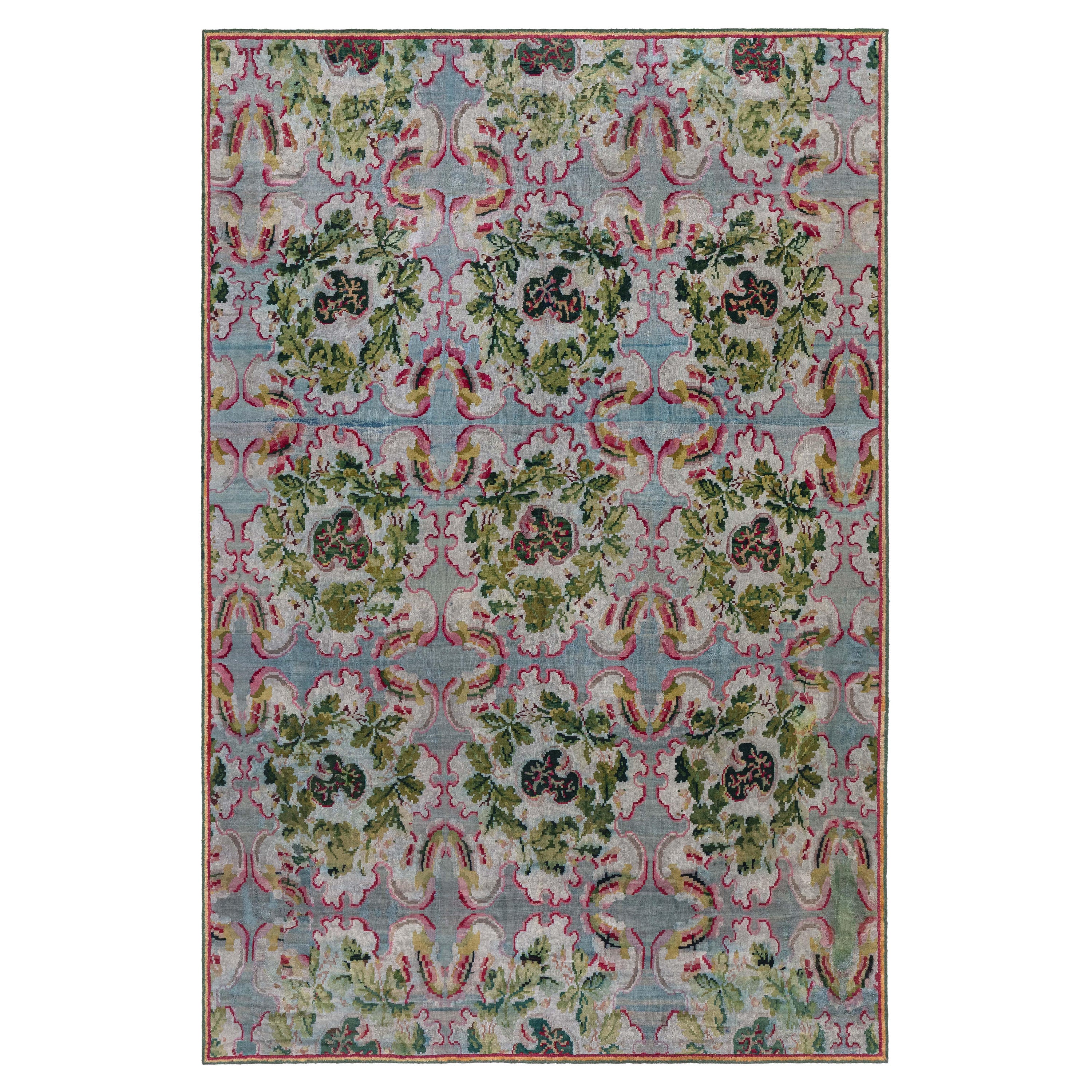 Antique Bessarabian Botanical Rug Doris Leslie Blau For Sale