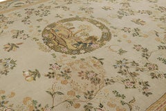 Antique Bessarabian Flatweave Rug Florals and Bird Pictorials, from Rug & Kilim