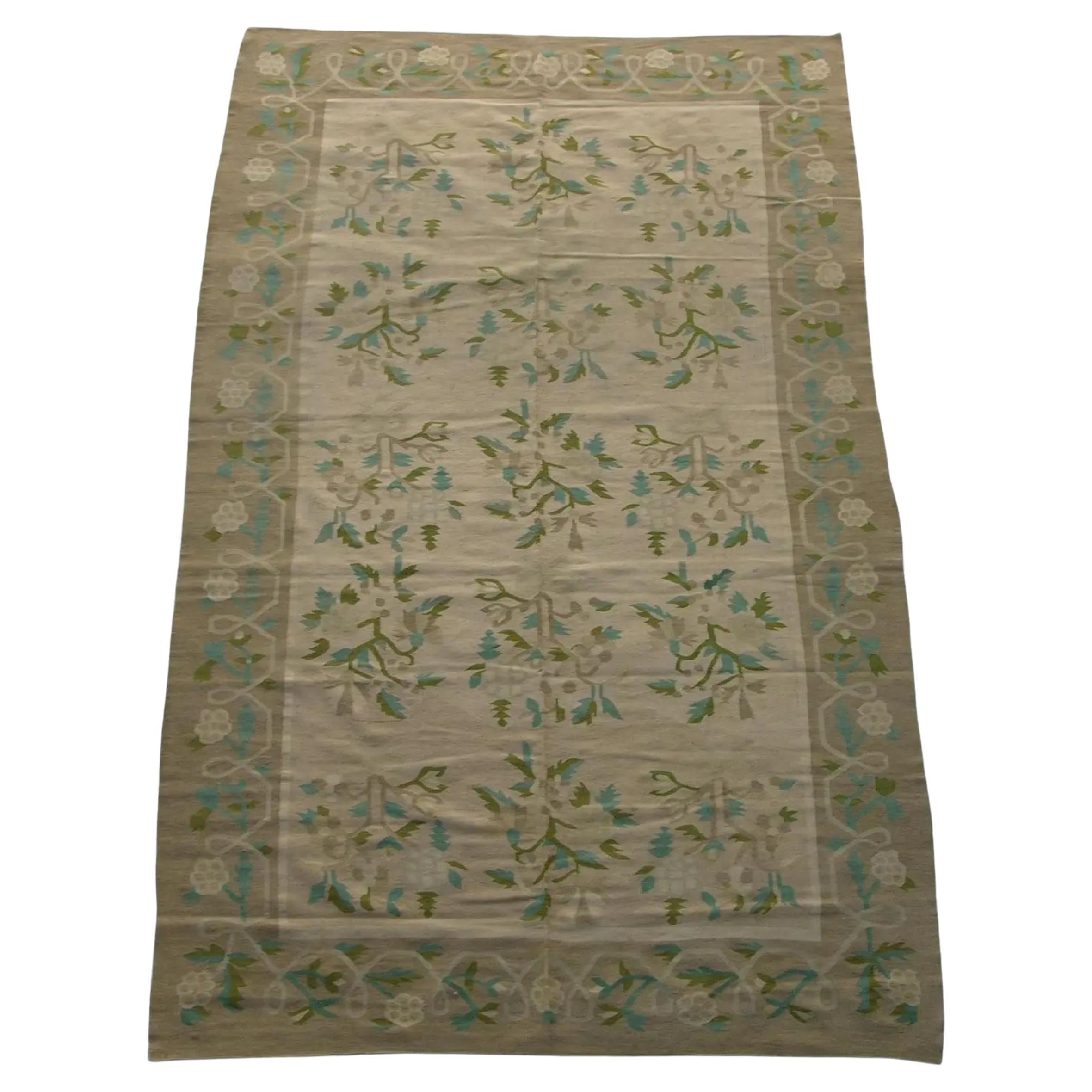 Antique Bessarabian Floral Design Rug 10'2'' X 6'2'' For Sale