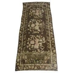 Ancien tapis Bessarabian à motifs floraux 13'8'' X 5'8''