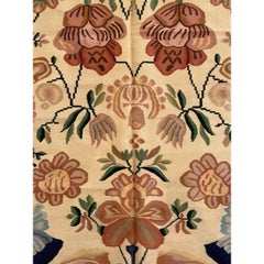 Antique Bessarabian Floral Rug
