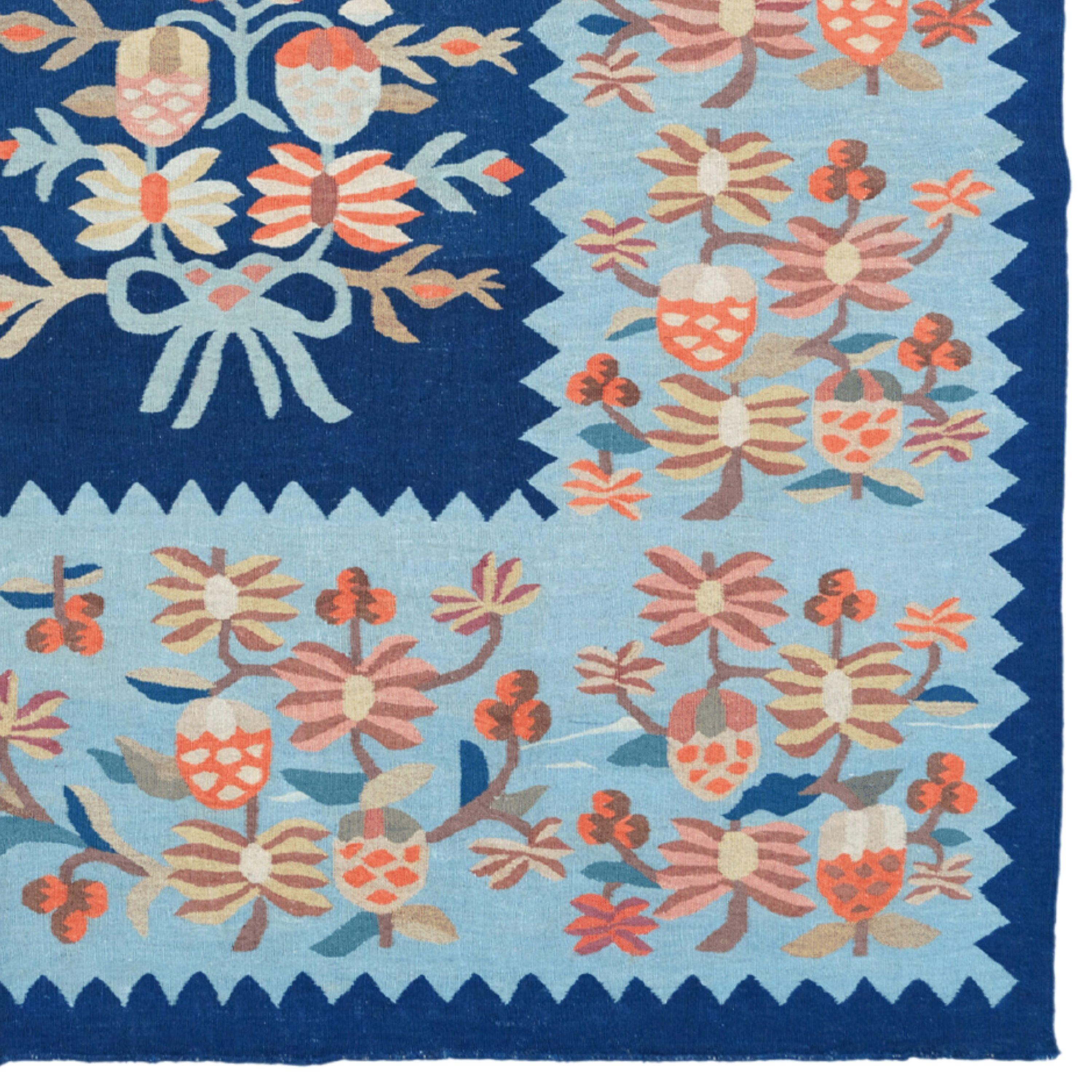 Antiker bessarabischer Kilim - moldischer bessarabischer Kelim des 19. Jahrhunderts, antiker Teppich (Wolle) im Angebot