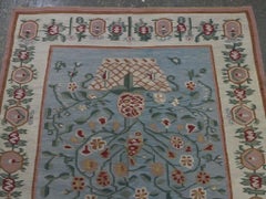 Antique Bessarabian Kilim, Beautiful Basket Design, Late 19th Century