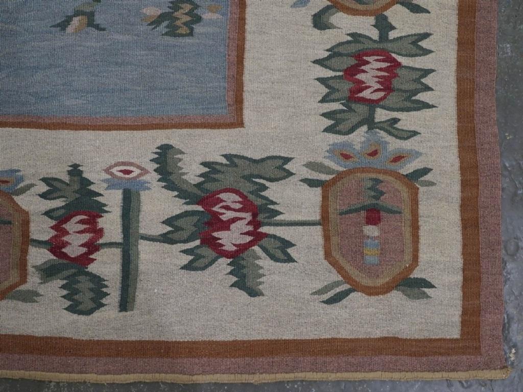 Antiker bessarabischer Kelim, schönes Korbdesign, spätes 19. Jahrhundert (Gewebt) im Angebot