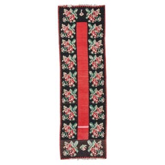 Antique Bessarabian Kilim Runner Rug - 3' 4'' W x 10' 11'' L
