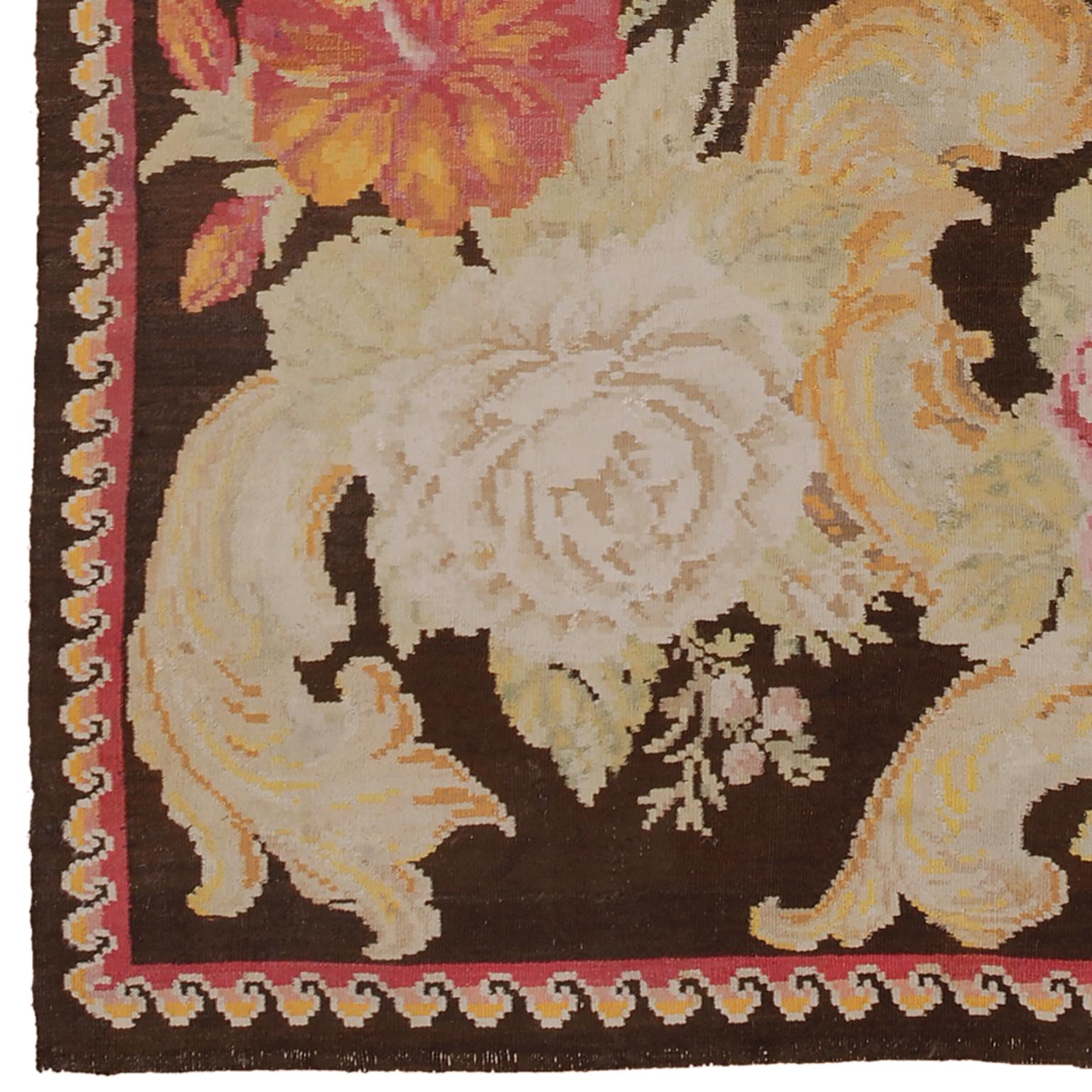 Antiker Teppich aus Bessarabien, 1890.
Russland, um 1890.
Handgewebt.
 