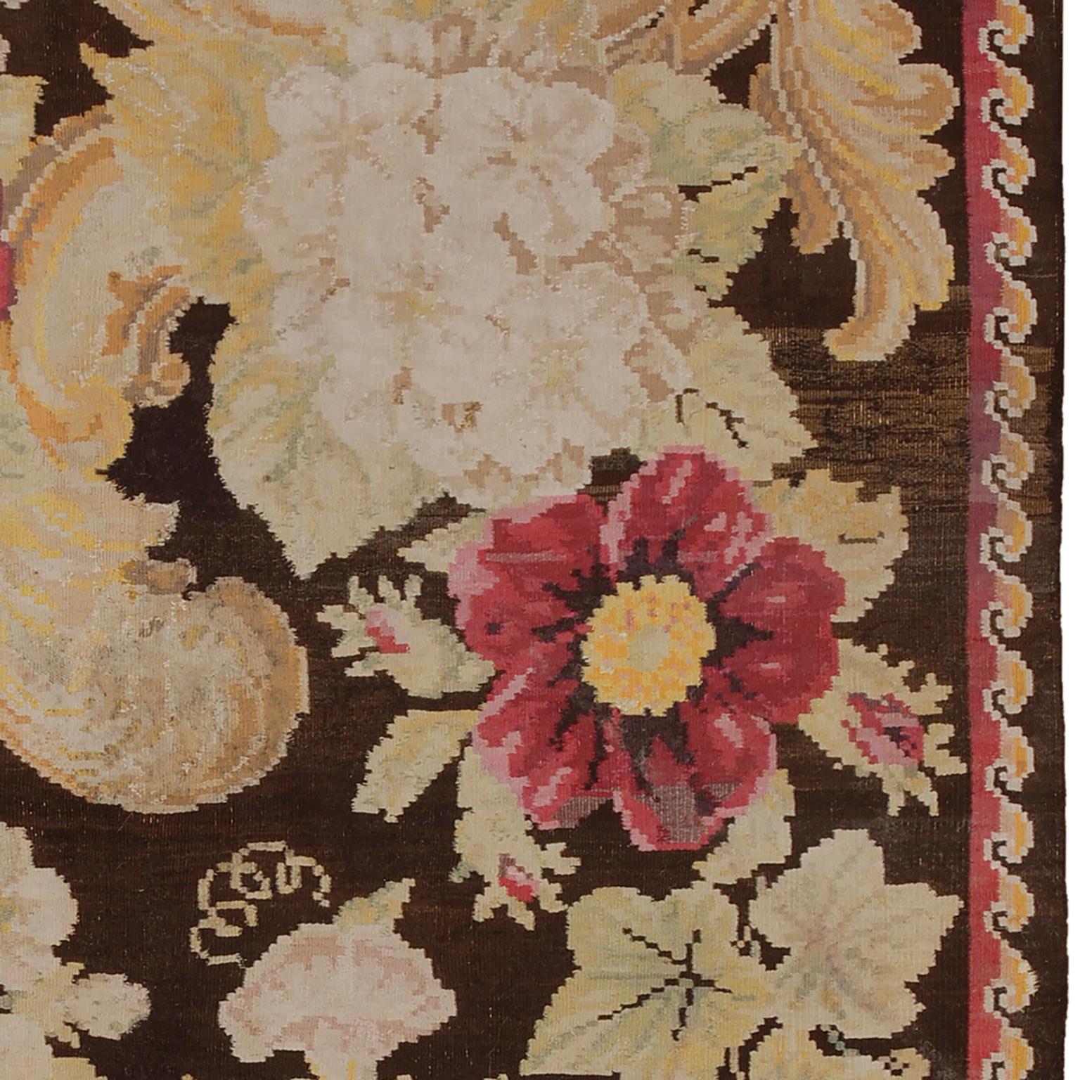 Antiker bessarabischer Teppich, 1890 (Handgewebt) im Angebot
