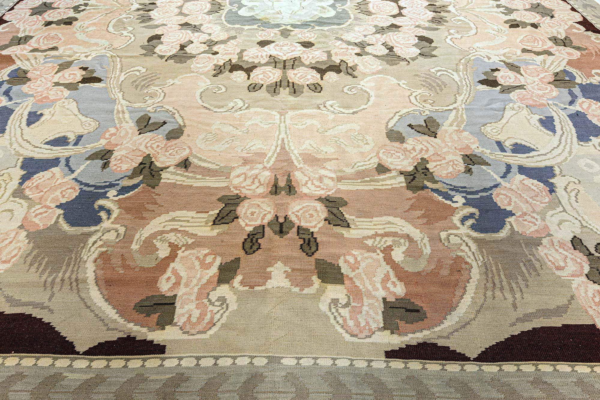 Ukrainian Doris Leslie Blau Antique Bessarabian Rug For Sale