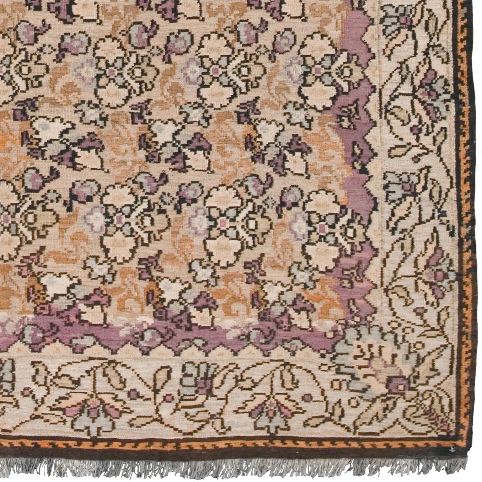 Hand-Woven Antique Bessarabian Rug For Sale