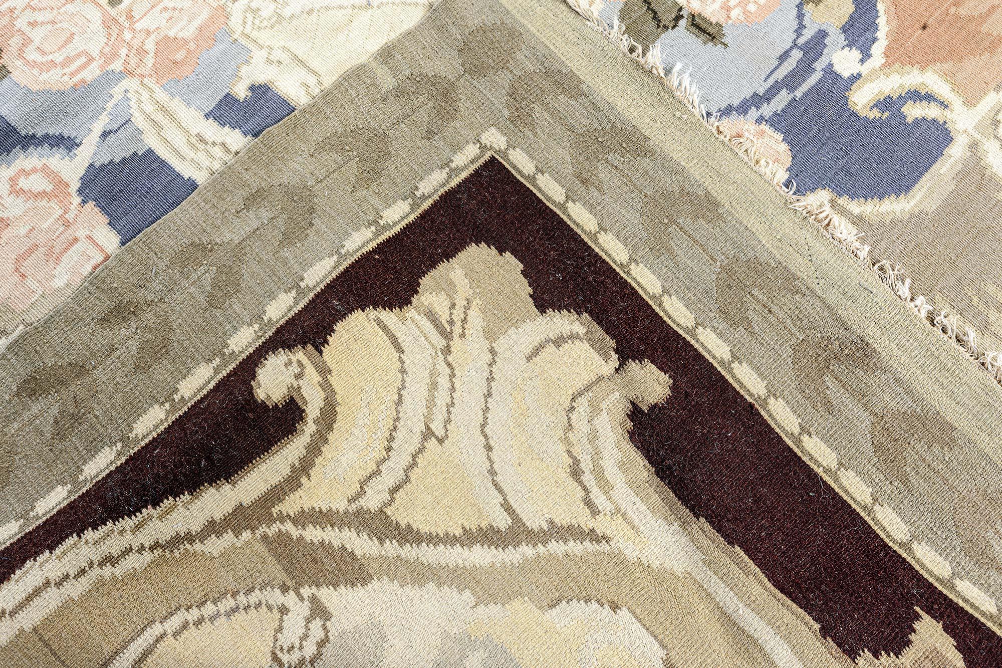 Cotton Doris Leslie Blau Antique Bessarabian Rug For Sale