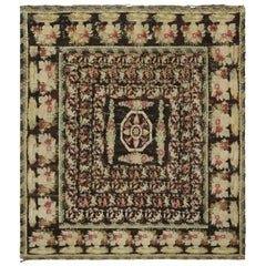 Tappeto antico Bessarabico, con scimmie e medaglione floreale - Rug & Kilim