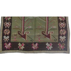 Antique Bessarabian Traditional Design Runner 10' X 5'