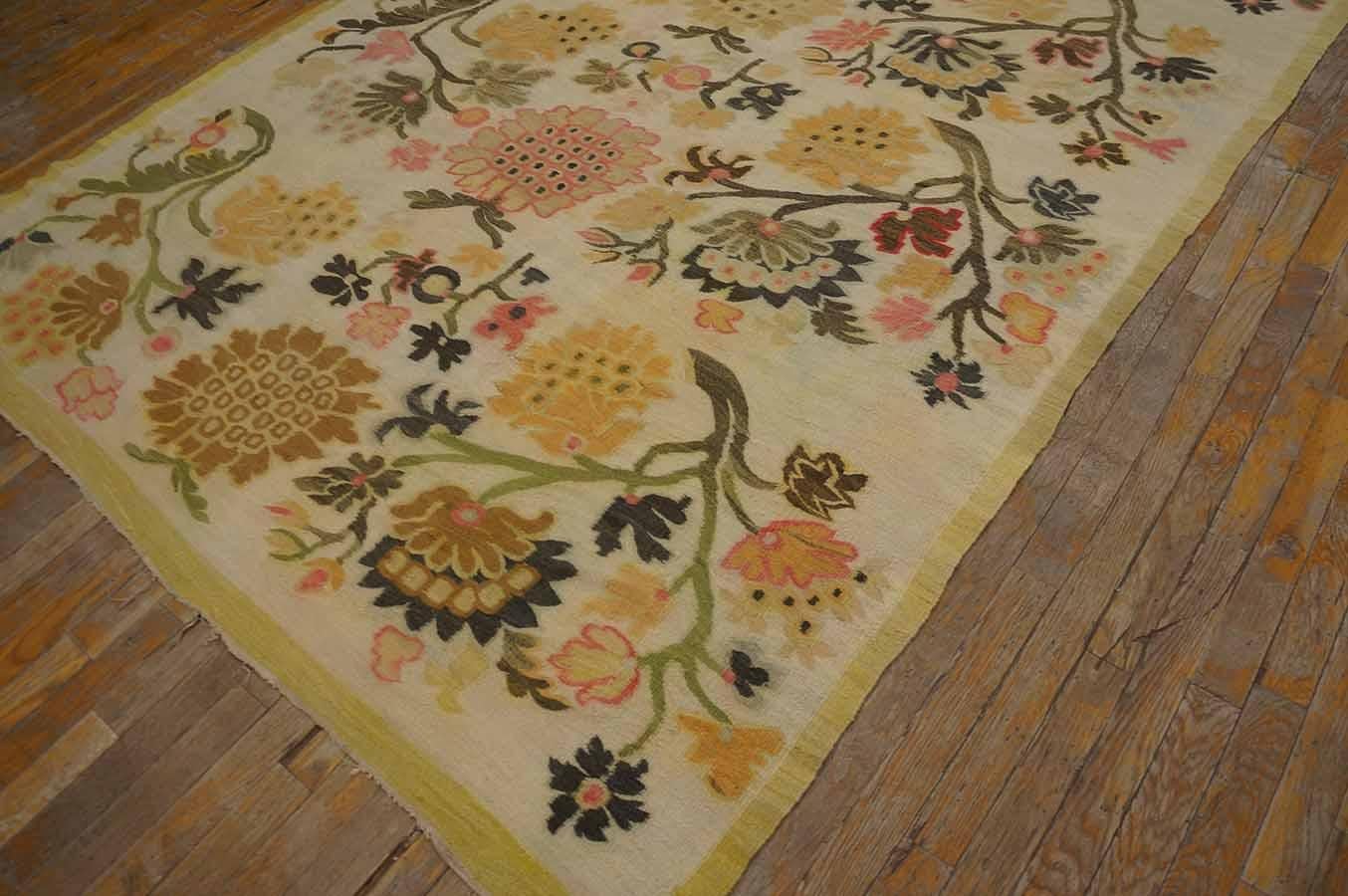 19th Century Besserabian Flat-weave Carpet ( 5'10