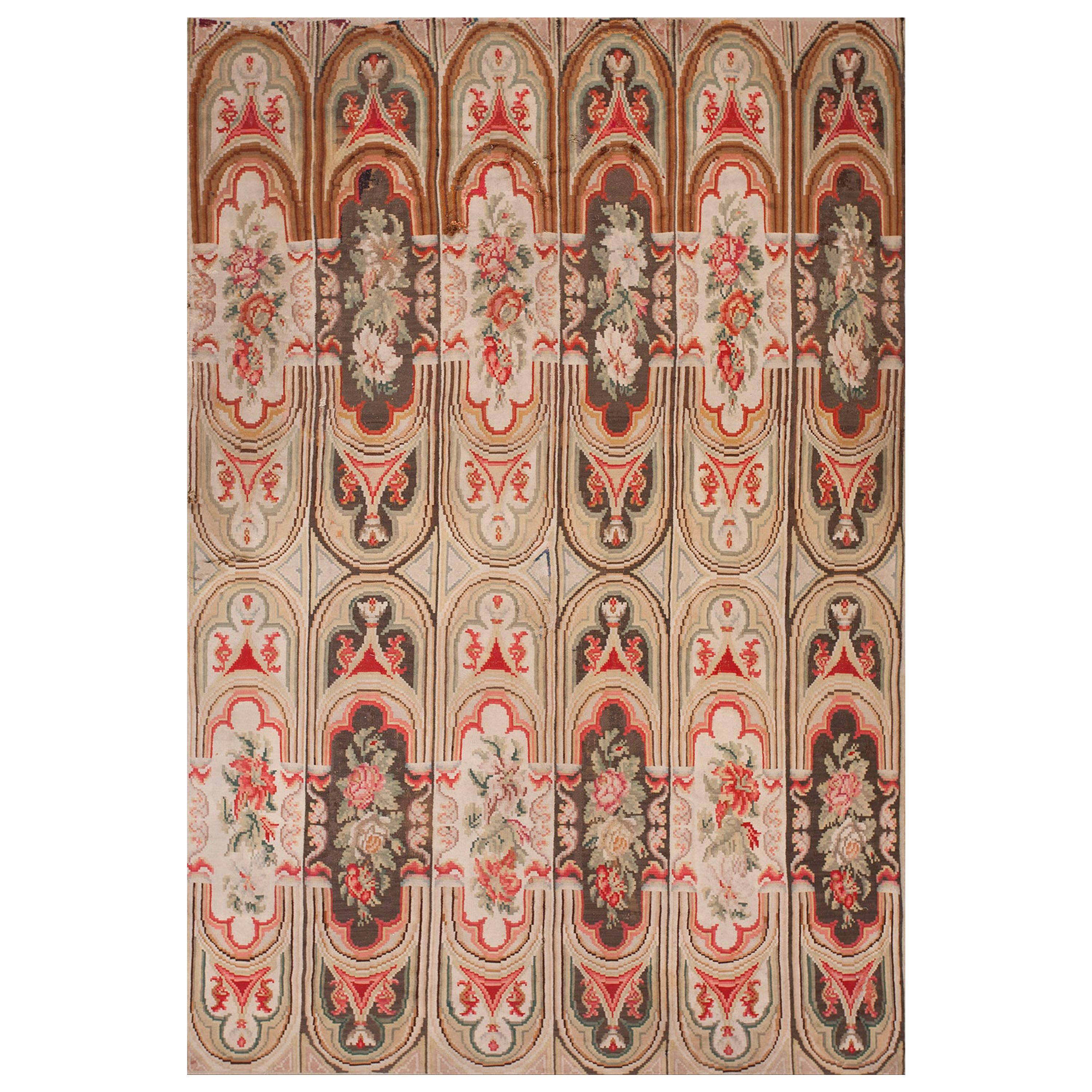 Mid 19th Century Russian Besserabian Flat-Weave Carpet (6'6" x 9'6" - 198 x 290)
