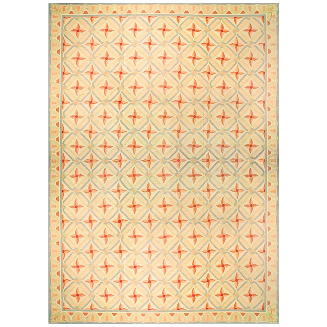 Besserabian Flat-Weave du début du 20ème siècle ( 15'6" x 29' - 472 x 884 ) 