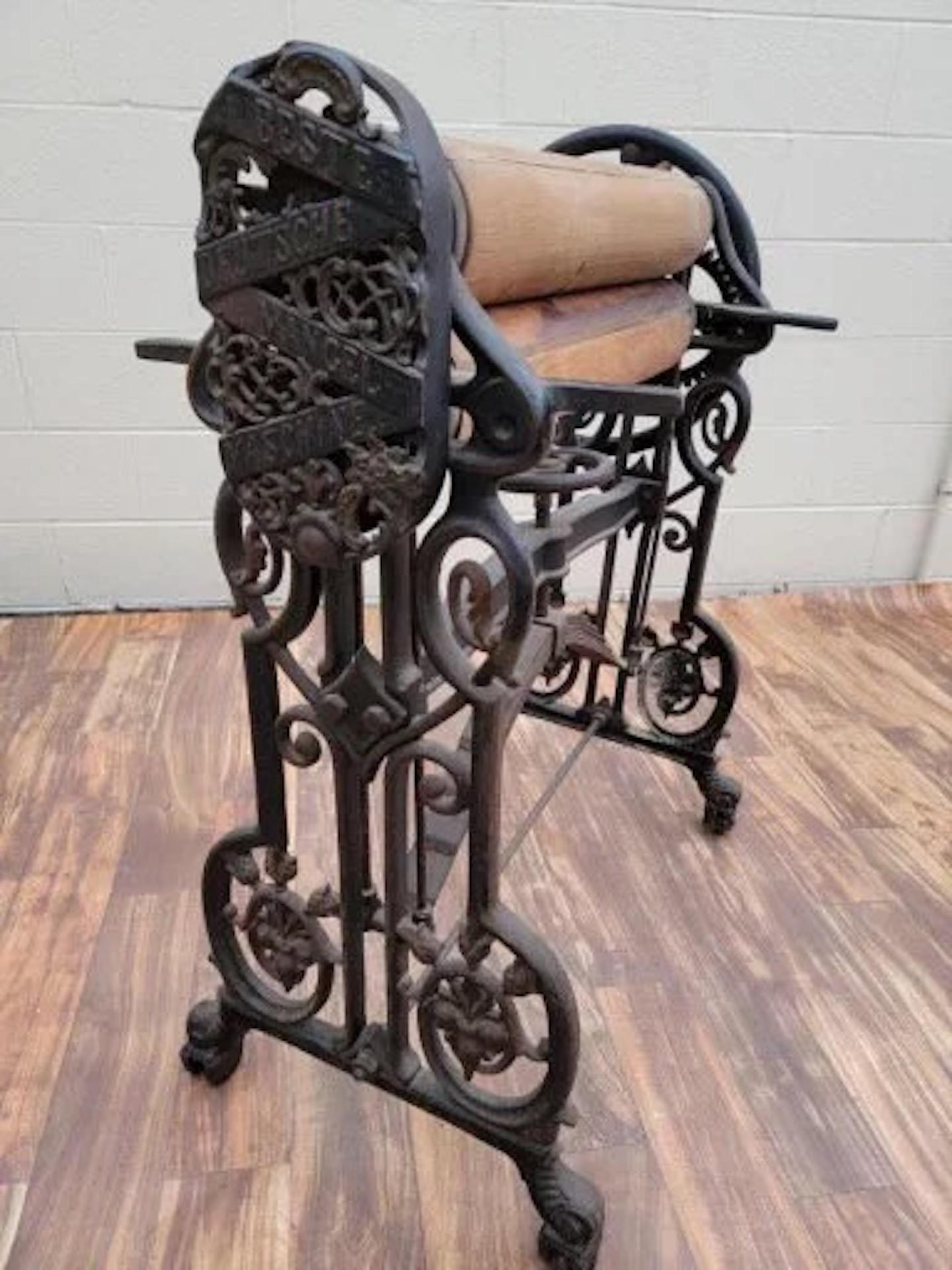 Calco Antico Beste Deutsche Linen Press Machin in vendita
