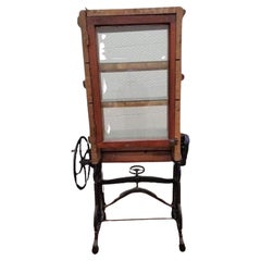 Antique Beste Deutsche Linen Press Mangel Machine