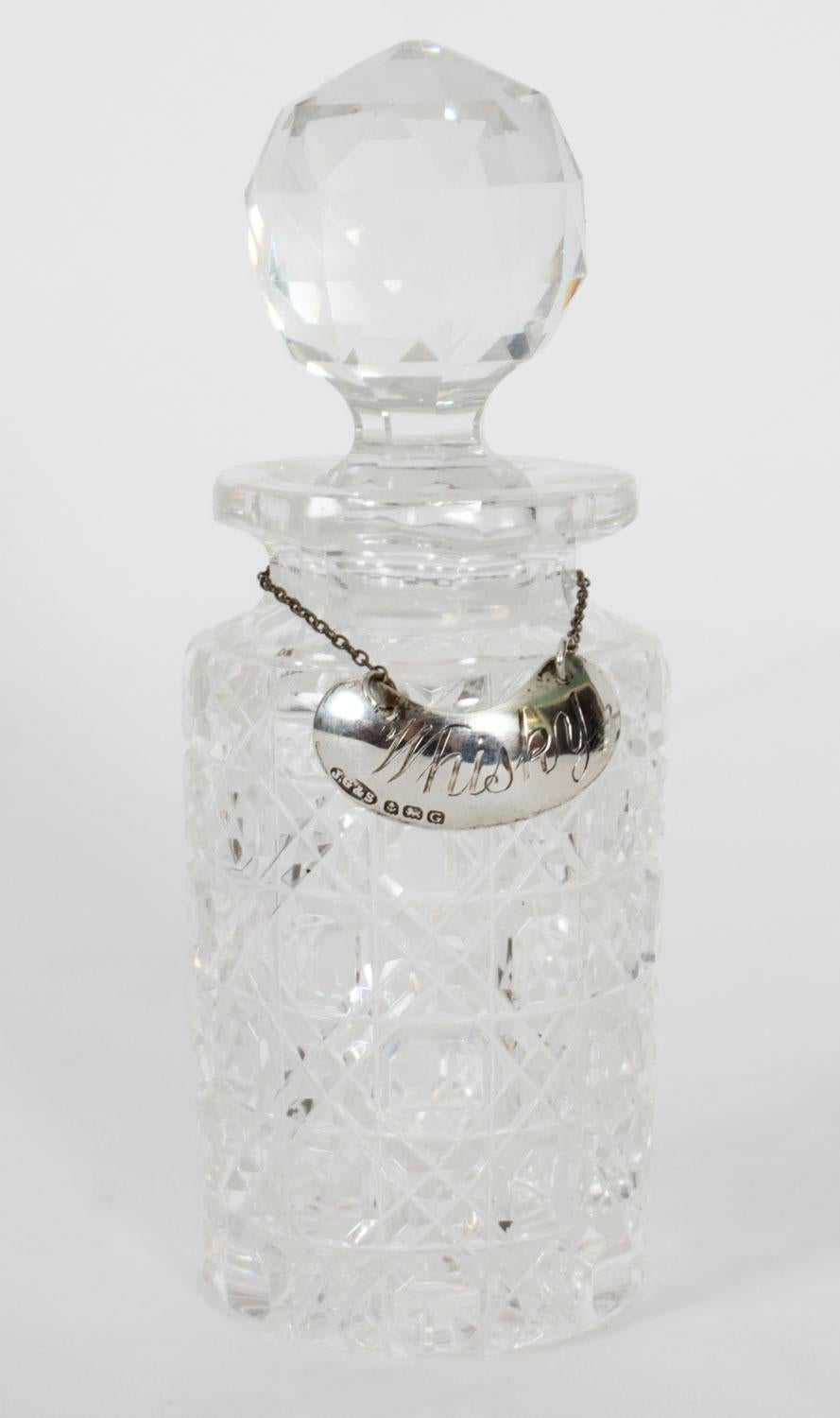 Antike Betjemann's Coromandel Miniature 3 Flaschen Tantalus 19. im Angebot 7