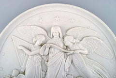 Antique B&G "Bing & Grondahl" Bisque Plate after Thorvaldsen