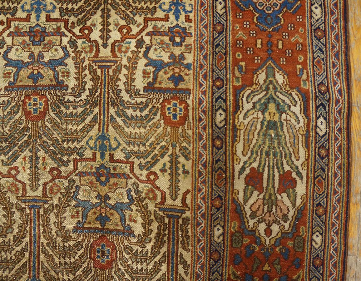 Persischer Bibikabad-Galley-Teppich aus dem 19. Jahrhundert ( 6'8