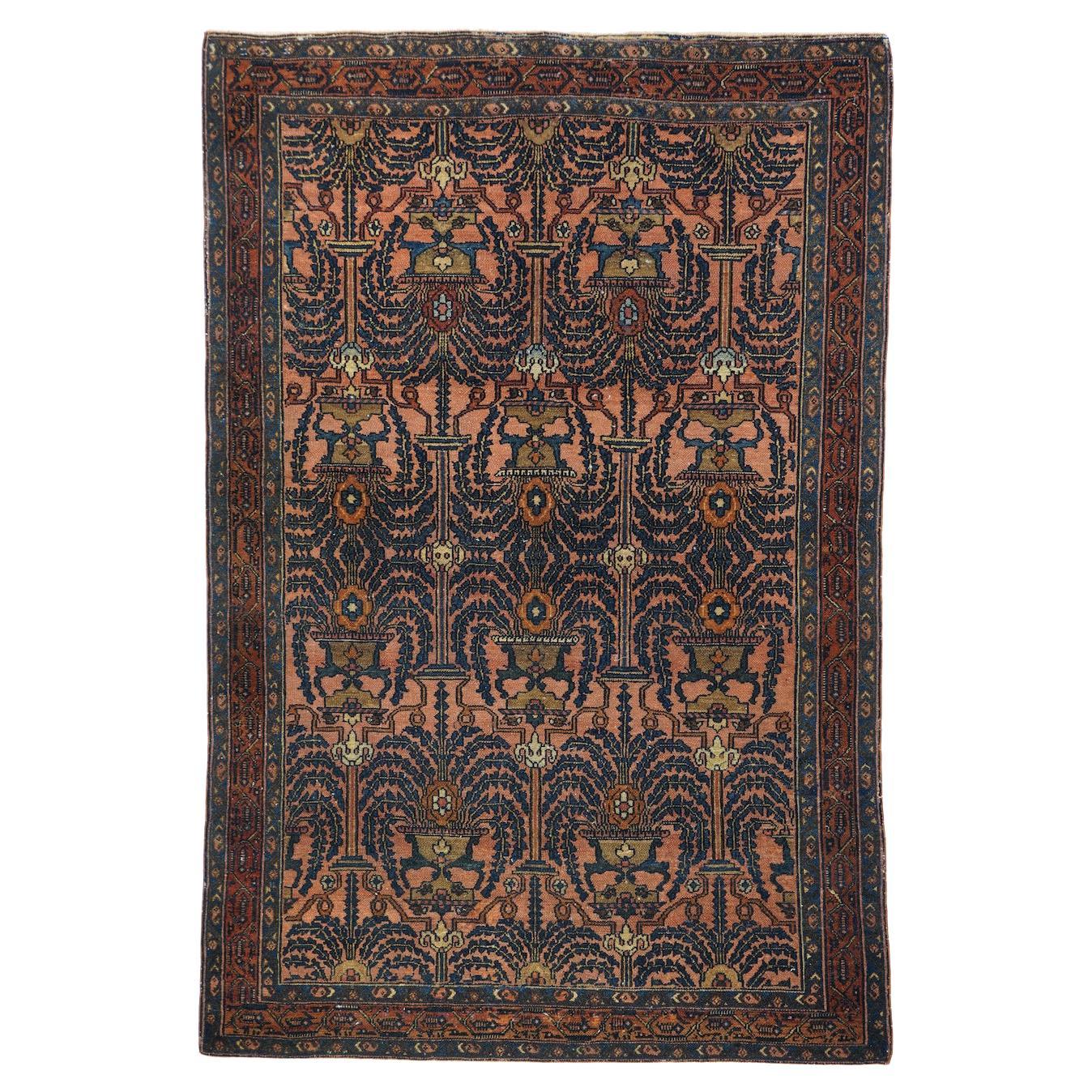 Antique Bibikabad Rug 4'3'' x 6'5''