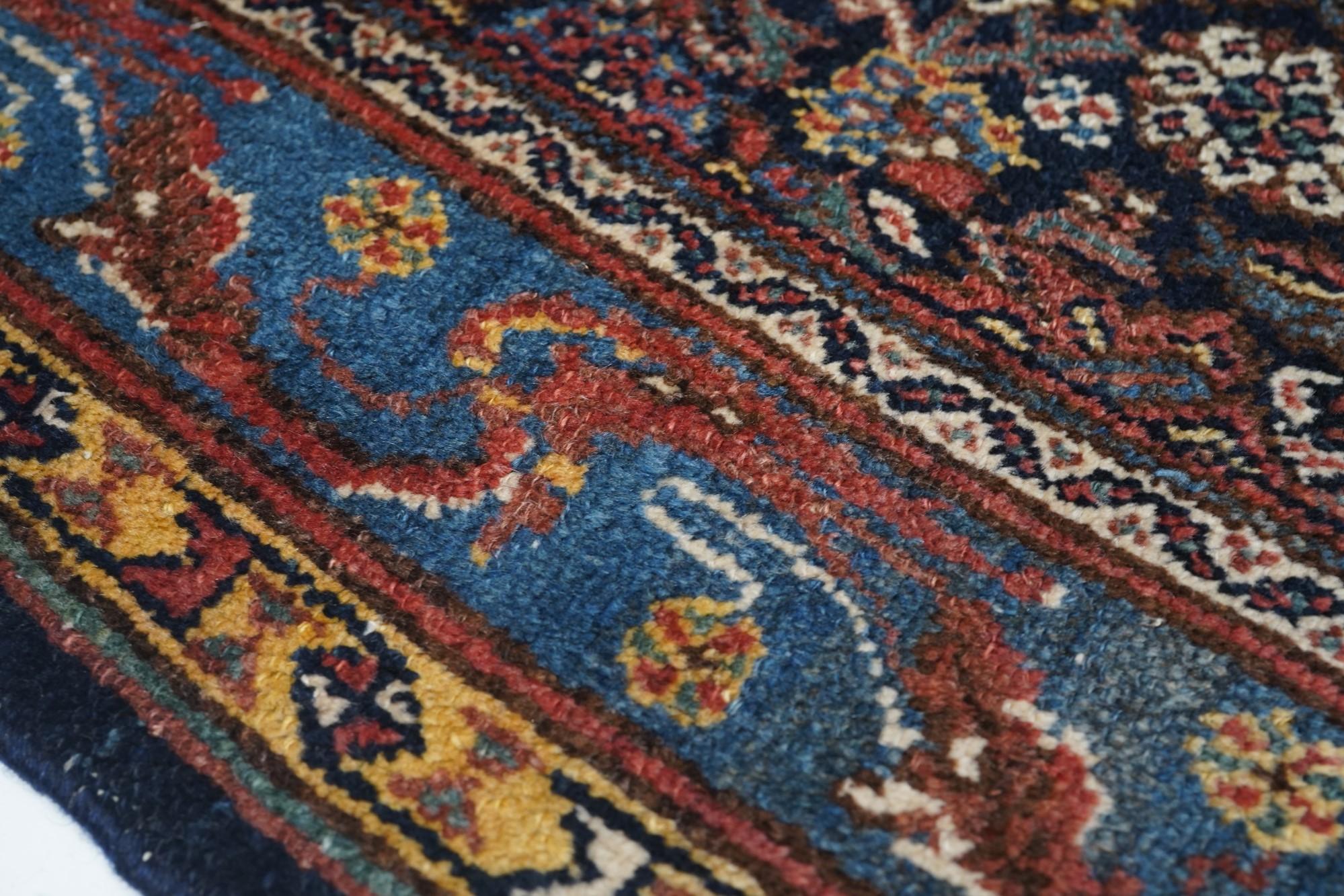 Early 20th Century Antique Bibikabad Rug For Sale