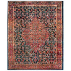 Tapis Bibikabad ancien 9' 3'' x 11' 3''