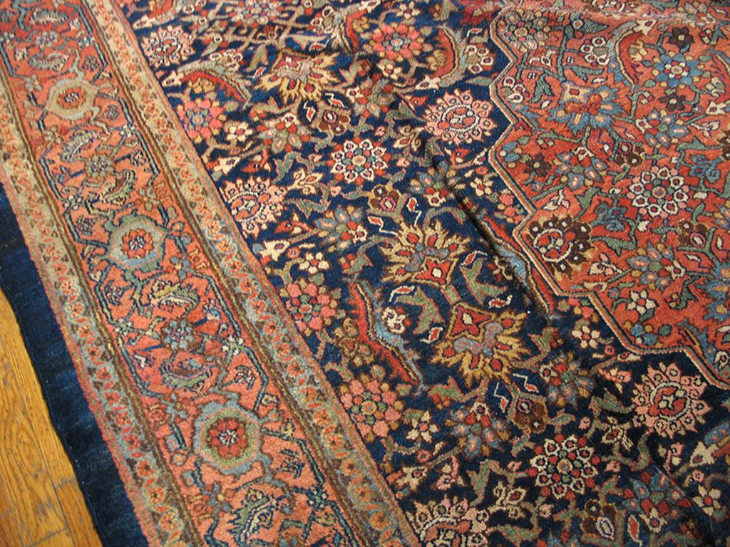 Antiker Bibikabad-Teppich 3,66 m x 4,66 m (Handgeknüpft) im Angebot