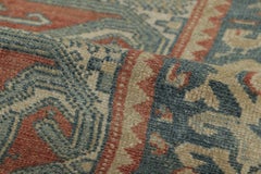 Antique Bibikabad Rug with Allover Boteh and Geometric Borders - Rug & Kilim
