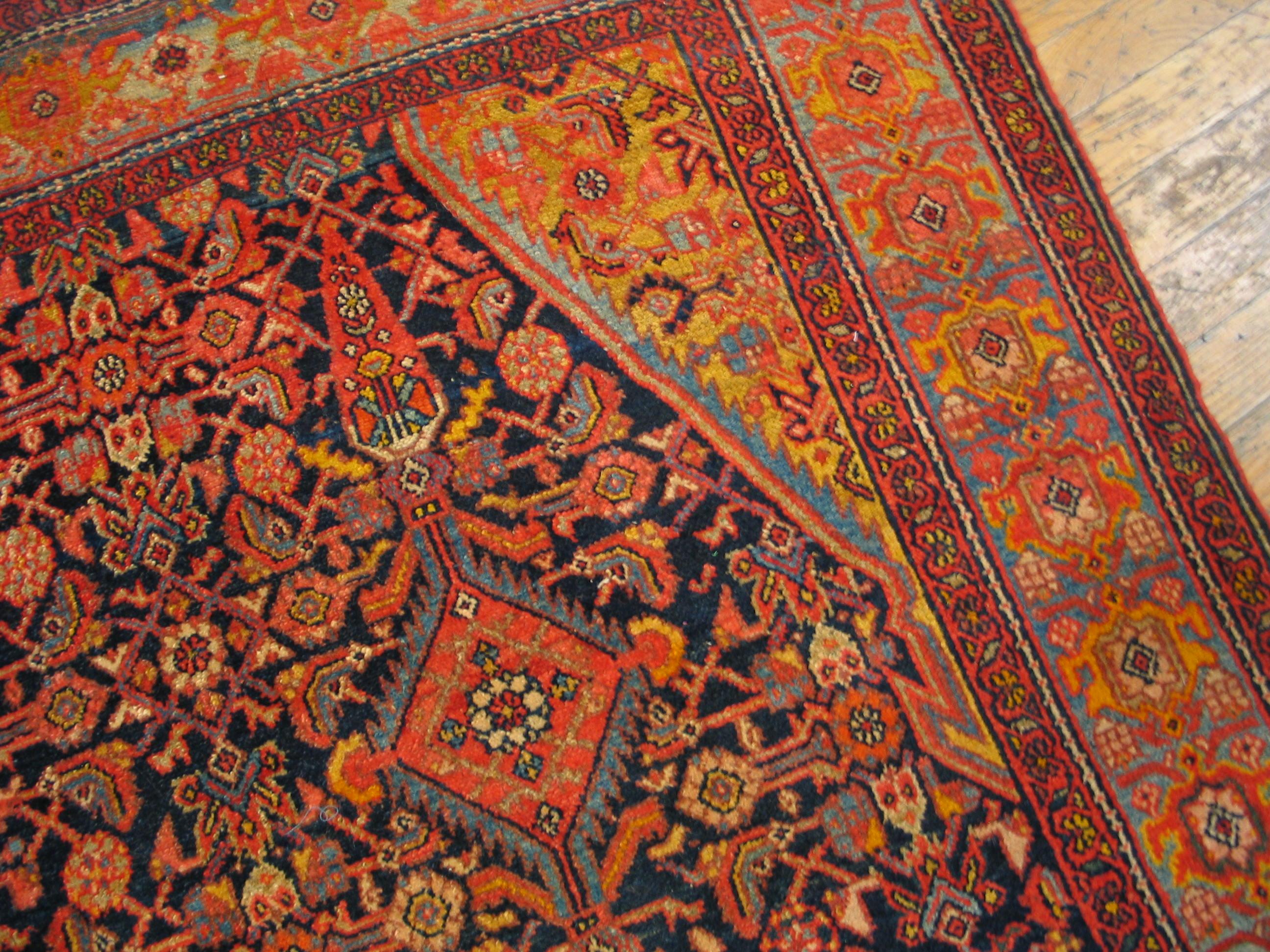 Persian Antique Bibikabad Rug For Sale