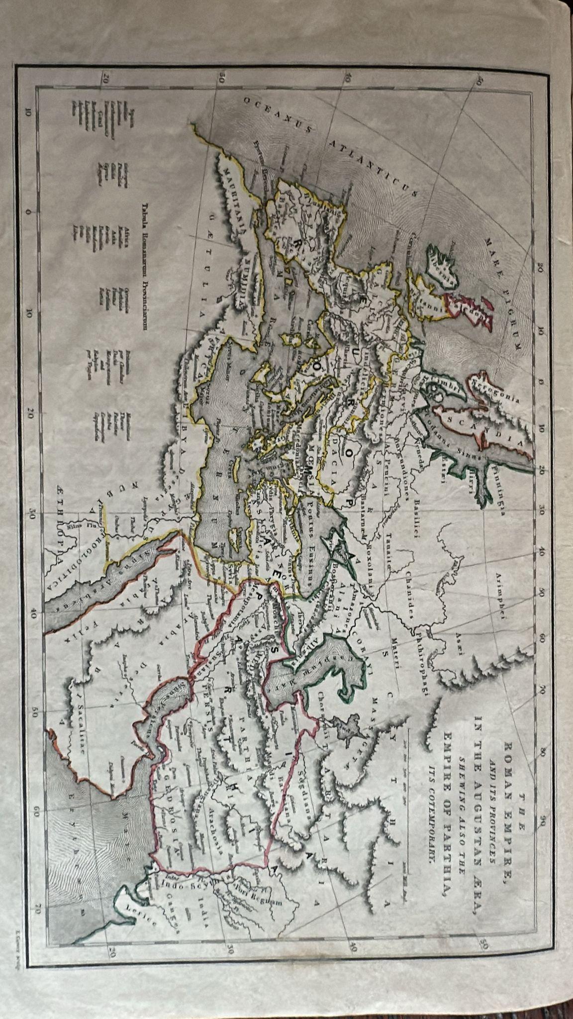Antique Biblical Atlas with 17 Hand-Colored Maps, Religious Tract Society c.1850 For Sale 10