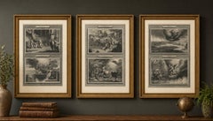 Antique Biblical Engravings, Mortier Amsterdam – Acts & Apocalypse, c.1700
