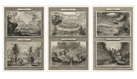 Antique Biblical Engravings, Mortier Amsterdam – Apocalypse Cycle, c.1700