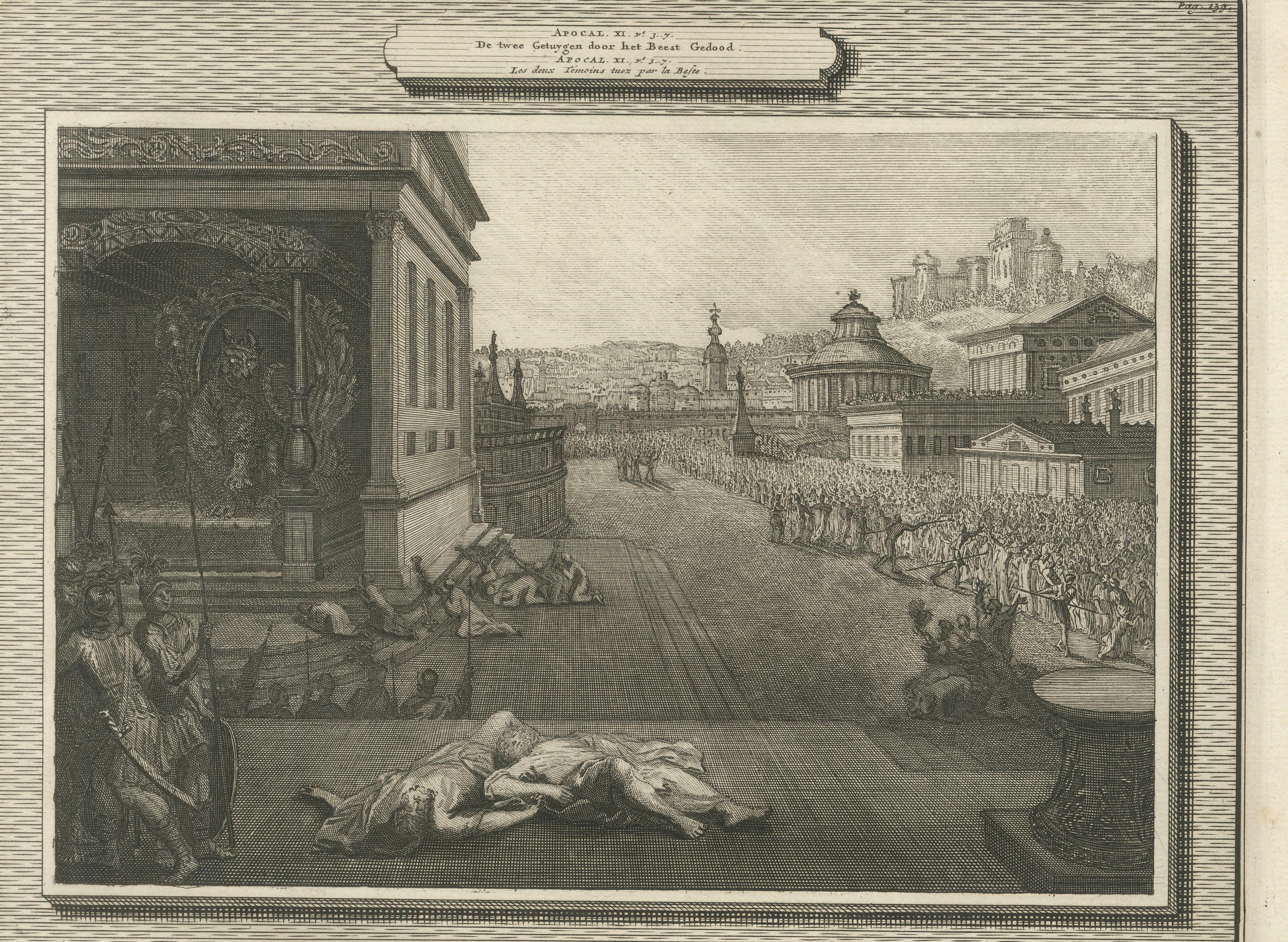 Antique Biblical Engravings, Mortier Amsterdam – Genesis & Apocalypse, c.1700