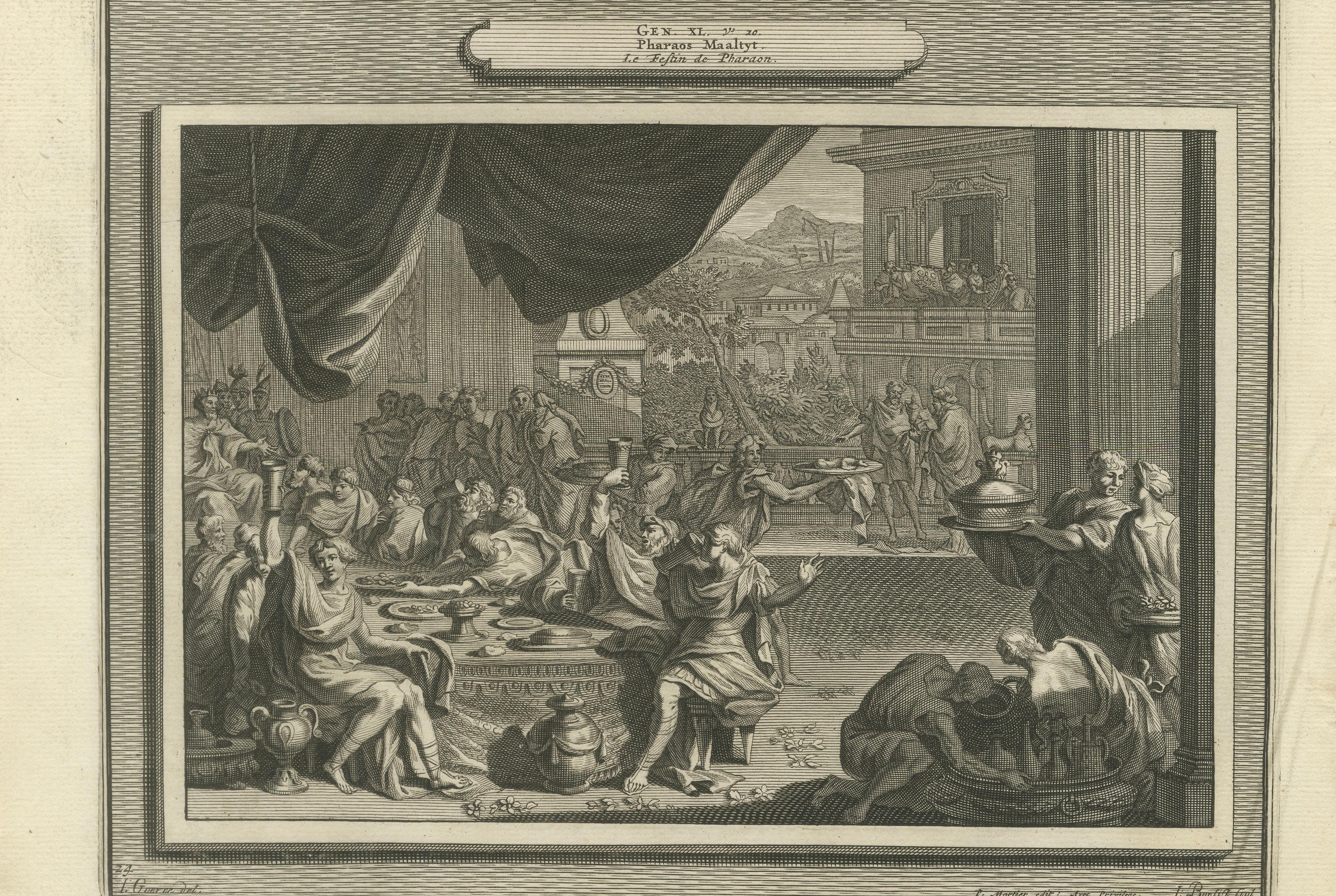 Antique Biblical Engravings, Mortier Amsterdam – Joseph Cycle, c.1700
