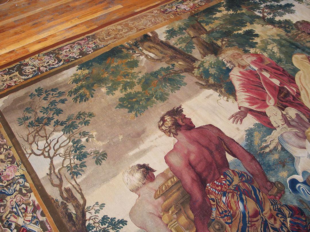 Flanders Biblisches Wandteppichleben Moses aus dem 17. Jahrhundert ( 10' x 12'8