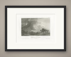 Antique Biblical View of Arimathea, Ramah, in Palestine, circa 1850