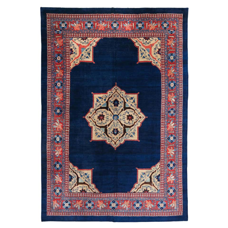 Late of 19th Century Gerrus Design Bidjar Carpet For Sale at 1stDibs