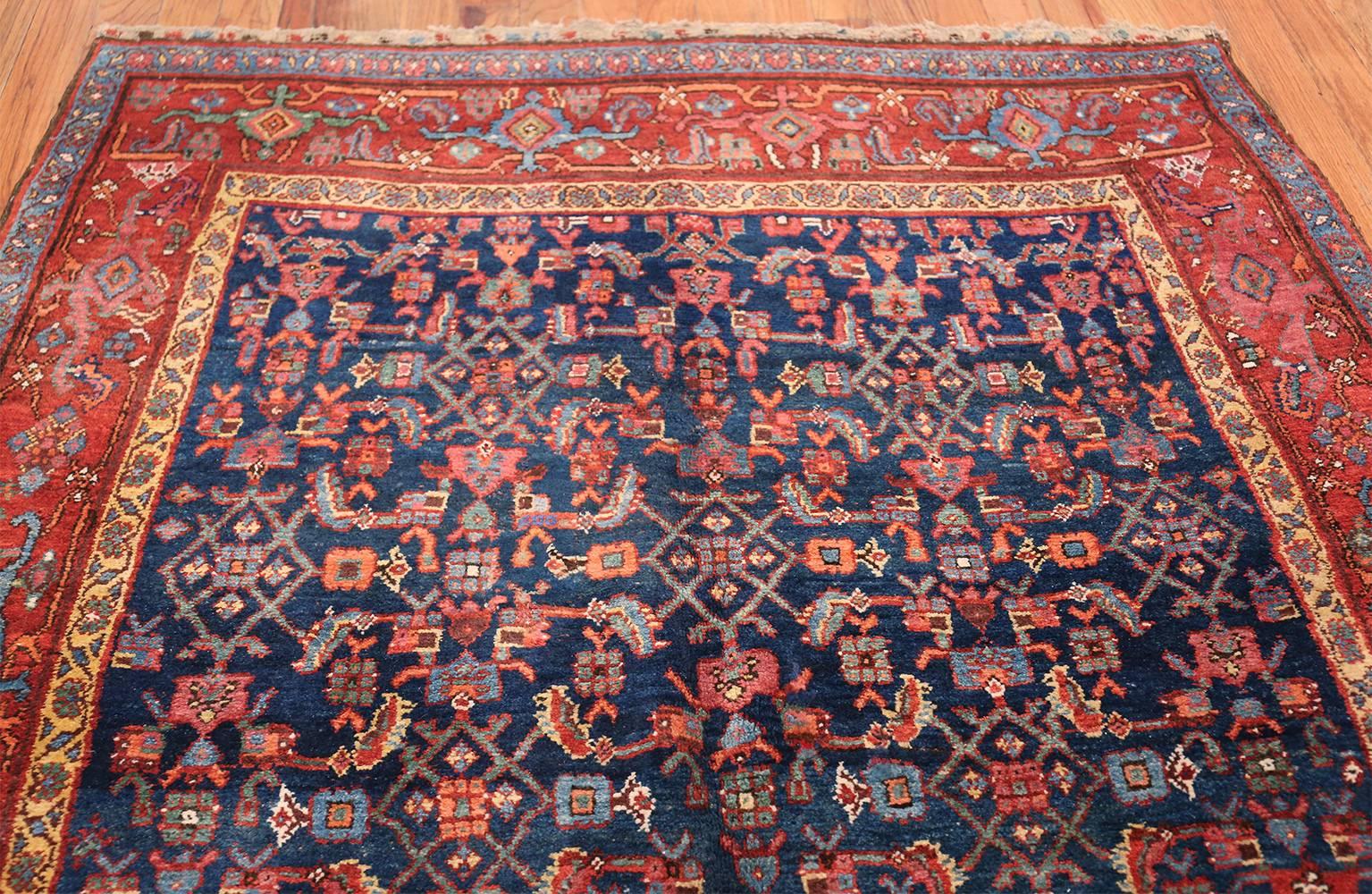 Antique Bidjar Persian Rug In Excellent Condition In New York, NY