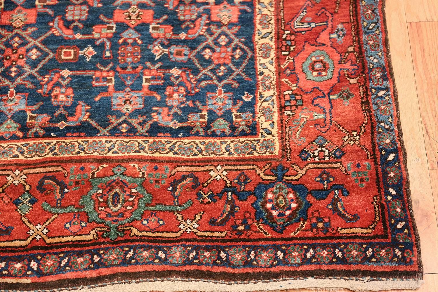 Wool Antique Bidjar Persian Rug