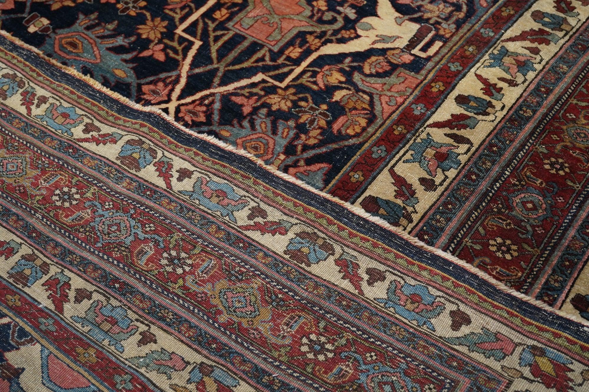 Tapis Bidjar ancien 11'6'' x 18'0'' en vente 4