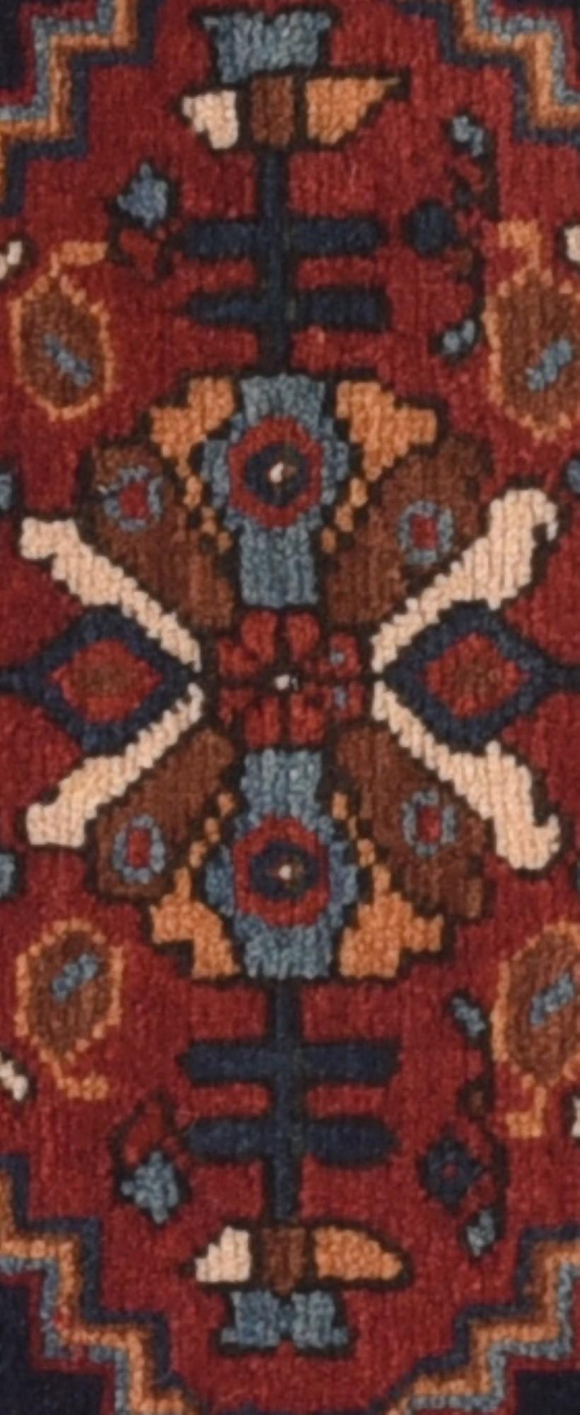 Perse Tapis Bidjar ancien 1'5'' x 1'7'' en vente