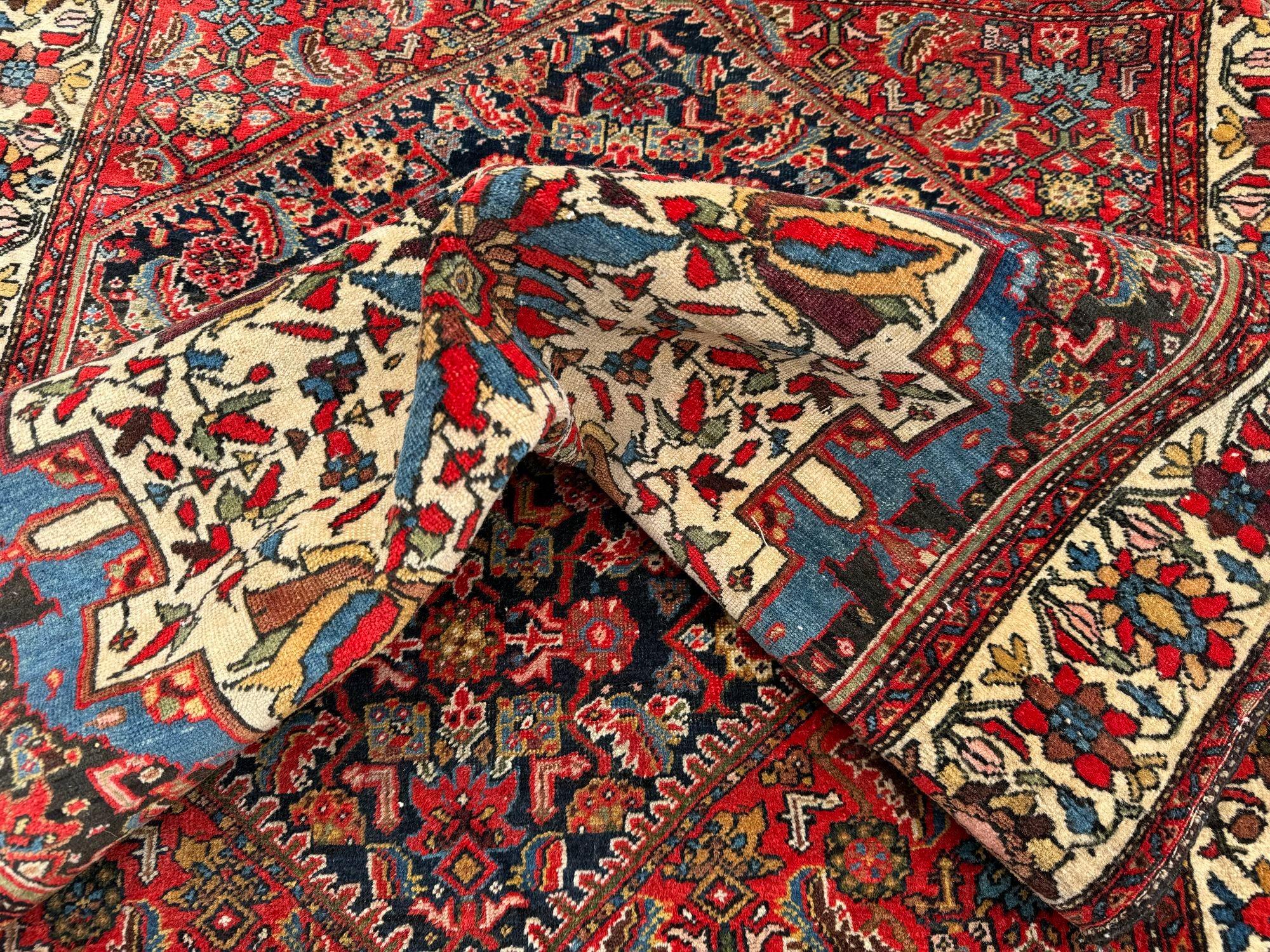 Antiker Bidjar-Teppich 1,50 m x 1,03 m im Angebot 12