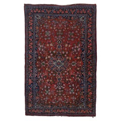 Tapis Bidjar ancien - Tapis Bidjar du 19ème siècle, Tapis tissé à la main, Tapis ancien