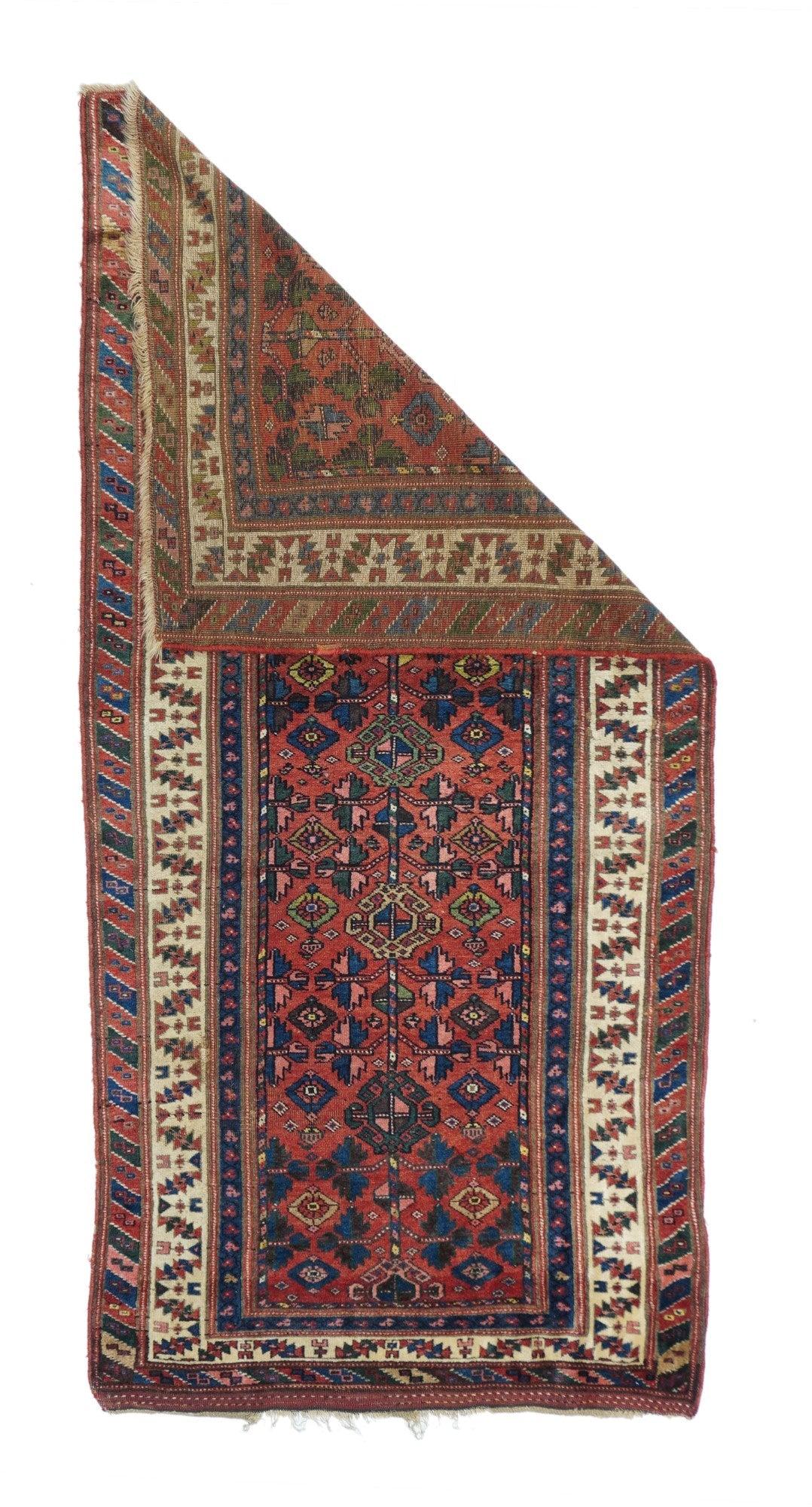 Antique Bidjar Rug 3'11'' x 8'2''..