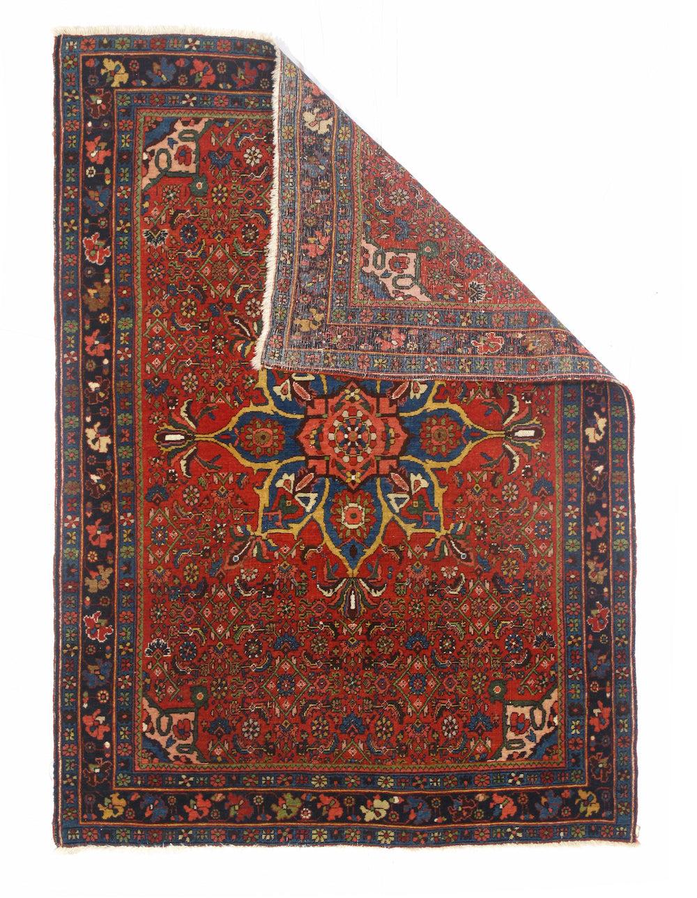Antiker Bidjar-Teppich 3'7'' x 5'2''.