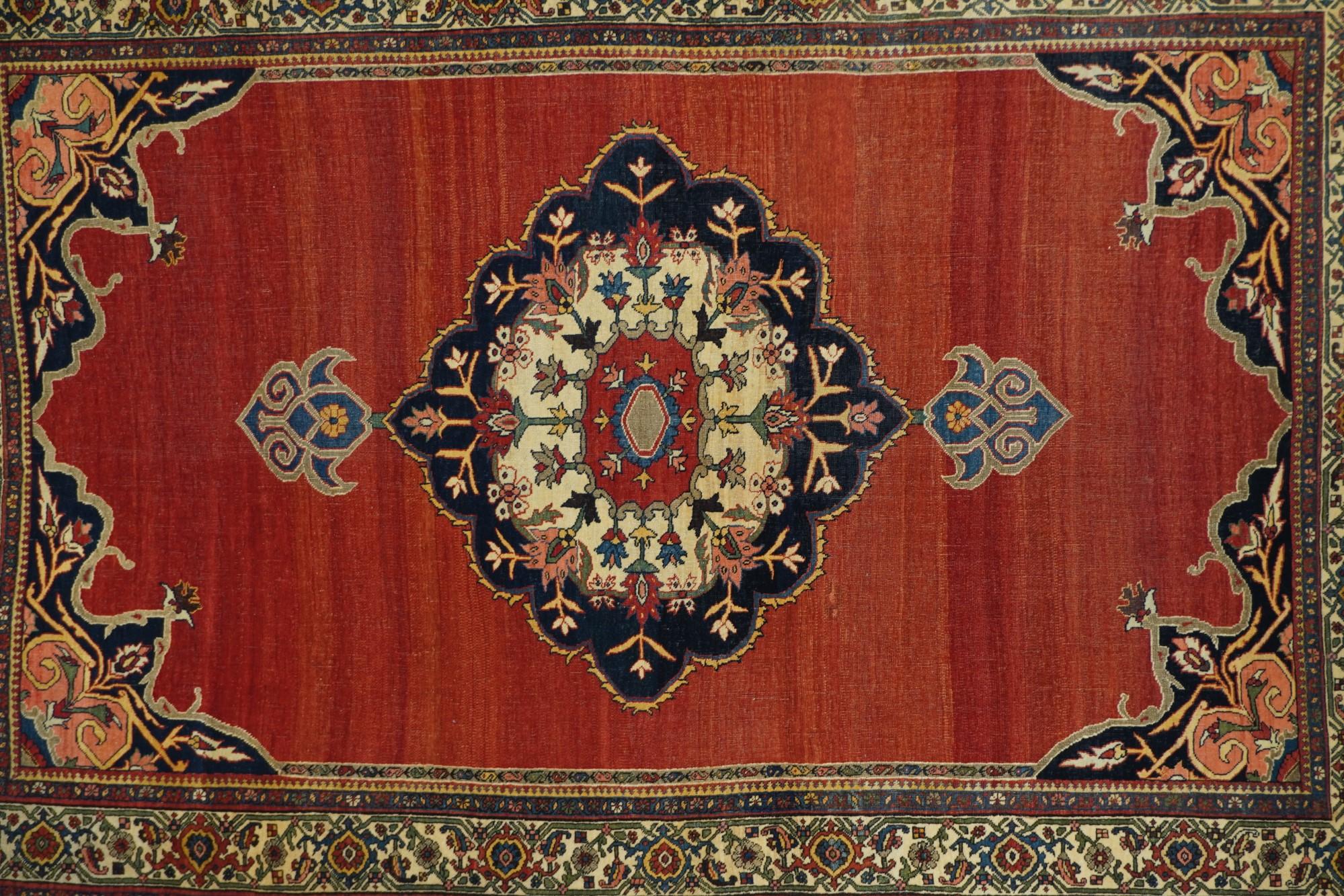 Persian Antique Bidjar Rug 4'10'' x 7'3'' For Sale