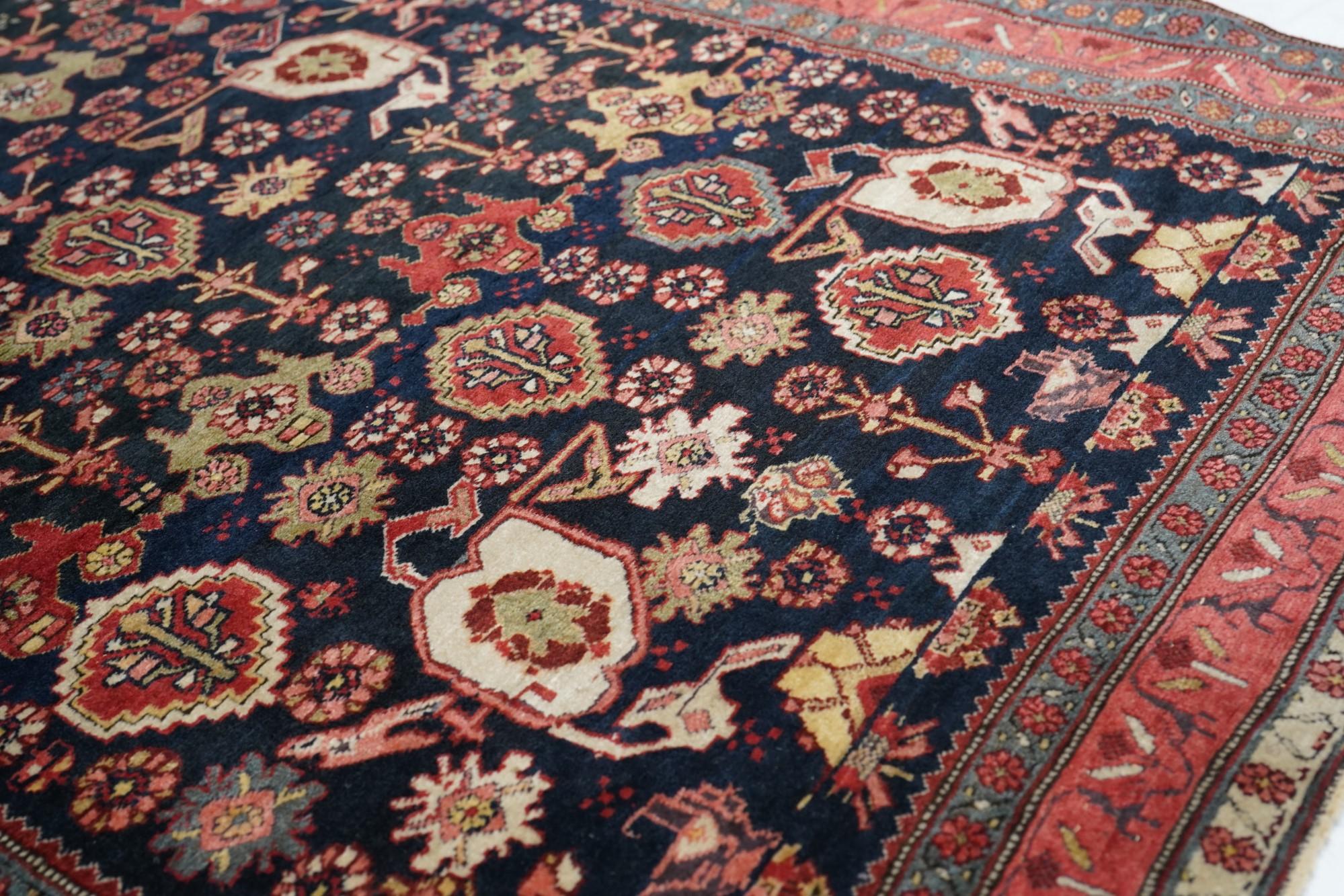 Antiker Bidjar-Teppich (Wolle) im Angebot