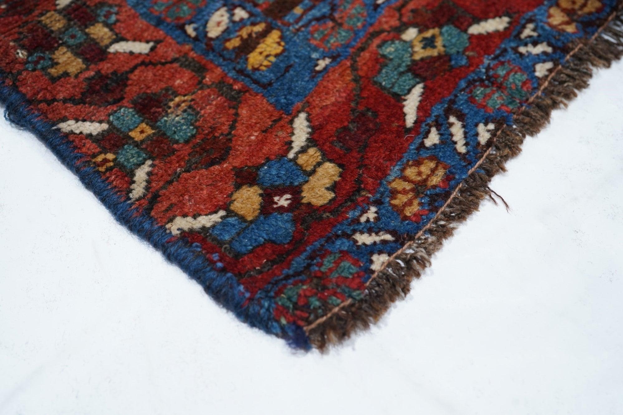 Persian Antique Bidjar Rug 4'3'' x 5'6'' For Sale